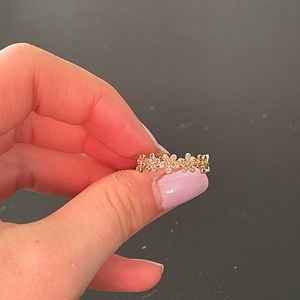 Pandora daisy ring in rose gold